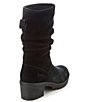 Color:Black - Image 3 - Amy Waterproof Suede Mid Boots