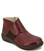 Color:Dark Berry - Image 1 - Bary Water Resistant Leather Ankle Booties