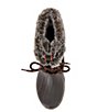 Color:Dark Brown/Burnt Orange - Image 5 - Flurry Waterproof Faux Fur Winter Boots