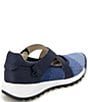 Color:Blue/Navy - Image 3 - Mia Wave Knit Crossband Sneakers