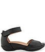 Jambu Missy Leather Ankle Strap Wedge Sandals - Image 3