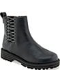 Jambu Women's Blk Iren Water Resistant Leather Side Lace Mid Boots - Image 1
