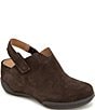 Jambu Women's Nori Suede Slingback Wedge Clogs - Image 1