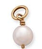 Color:14k Gold Pearl - Image 1 - 14K Gold & Freshwater Pearl Charm