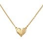 Color:14K Gold - Image 1 - 14K Gold Delicate Heart Necklace