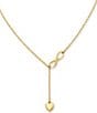James Avery 14K Gold Delicate Infinite Love Y Necklace, Color:14K Gold - Image 1
