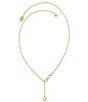James Avery 14K Gold Delicate Infinite Love Y Necklace, Color:14K Gold - Image 2