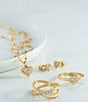James Avery 14K Gold Delicate Pave Diamond Heart Band Ring - Image 2