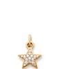 James Avery 14K Gold Diamond Pave Star Pendant - Image 1