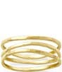 Color:Gold - Image 1 - 14k Gold Delicate Forged Rings