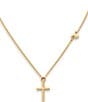 Color:14K Yellow Gold - Image 1 - 14K Gold Faith and Love Short Pendant Necklace