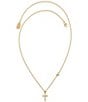 James Avery 14K Gold Faith and Love Short Pendant Necklace, Color:14K Yellow Gold - Image 3