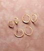 Color:14K Gold - Image 4 - 14K Gold Fiesta Hoop Earrings