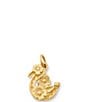 James Avery 14K Gold Floral Horseshoe Charm - Image 1