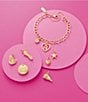 James Avery 14K Gold Floral Horseshoe Charm - Image 2
