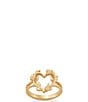 James Avery 14K Gold Flowering Vines Heart Ring - Image 1