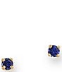 James Avery 14k Gold Gemstone Stud Earrings - Image 6