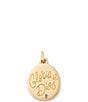 James Avery 14K Gold Gloria a Dios Cross and Heart Charm - Image 2