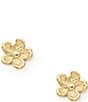 Color:14K Gold - Image 1 - 14K Gold Mini Flower Stud Earrings
