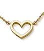 Color:14K Gold - Image 1 - 14K Gold Petite Heart Pendant Necklace