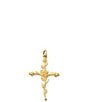 James Avery 14K Gold Rosebud Cross Charm - Image 1