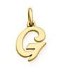 James Avery 14K Gold Script Initial Charm, Color:G - Image 1