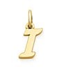 James Avery 14K Gold Script Initial Charm, Color:I - Image 1