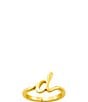 James Avery 14k Gold Script Initial Ring - Image 6