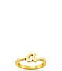 James Avery 14k Gold Script Initial Ring - Image 1