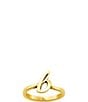 James Avery 14k Gold Script Initial Ring - Image 3