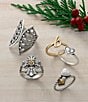 James Avery 14k Gold Script Initial Ring - Image 4