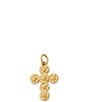 James Avery 14K Gold Sunflower Cross Charm - Image 1