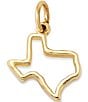 Color:14k Gold - Image 1 - 14k Gold Texas Forged Charm