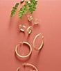 Color:14K Gold - Image 5 - 14K Gold Tiny Hearts Hoop Earrings