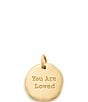 James Avery 14K Gold You Are Loved Charm - Image 1