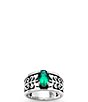 James Avery Sterling Silver Adoree Ring With Lab Created Emerald - Image 2