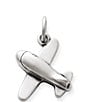Color:Sterling Silver - Image 1 - Airliner Plane Charm