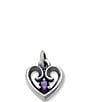 James Avery Avery Remembrance Heart Birthstone Charm - Image 2