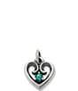 James Avery Avery Remembrance Heart Pendant Lab-Created Birthstone Charm - Image 4