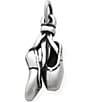 Color:Sterling Silver - Image 1 - Ballet Toeshoes Charm