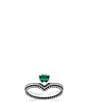 James Avery Chevron Heart Gemstone Band Ring - Image 1