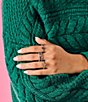 James Avery Chevron Heart Gemstone Band Ring - Image 4