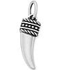 James Avery Beaded Horn Pendant Charm, Color:Sterling Silver - Image 1