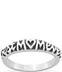 Color:Sterling Silver - Image 1 - #double;Best Mom Ever#double; Ring