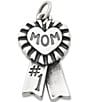Color:Sterling Silver - Image 1 - Blue Ribbon Mom Charm