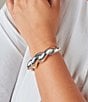 James Avery Bold Twist Cuff Bracelet, Color:Sterling Silver - Image 2