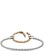 Color:Sterling Bronze - Image 2 - Changeable Twisted Wire Hook-On Bracelet