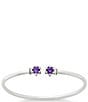James Avery Cherished Birthstone Lab-Created Flexible Cuff Bracelet - Image 5