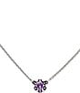 Color:Sterling Amethyst - Image 1 - Cherished Birthstone Necklace with Amethyst