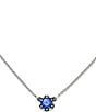 James Avery Cherished Birthstone Necklace with Lab-Created Gem, Color:Sterling Blue Sapphire - Image 2